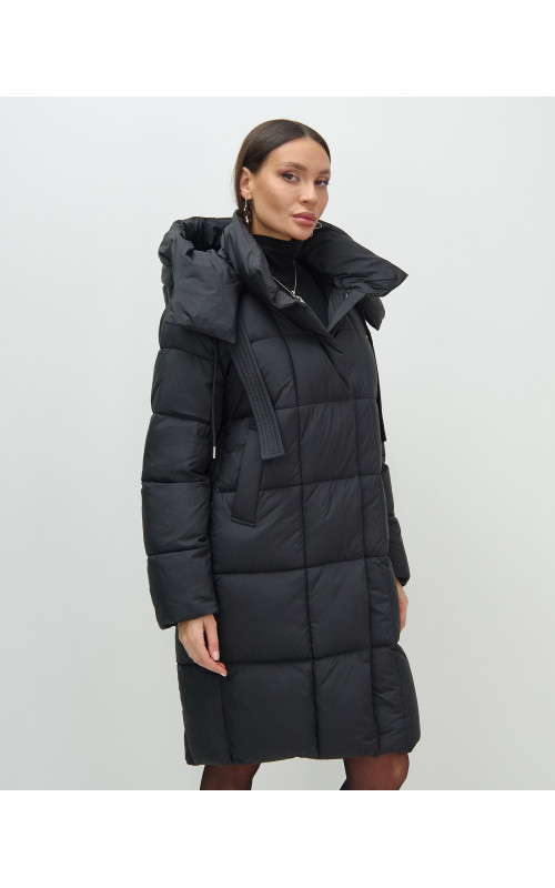 Длинный зимний пуховик для женщин