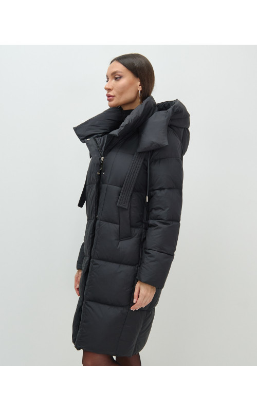 Длинный зимний пуховик для женщин