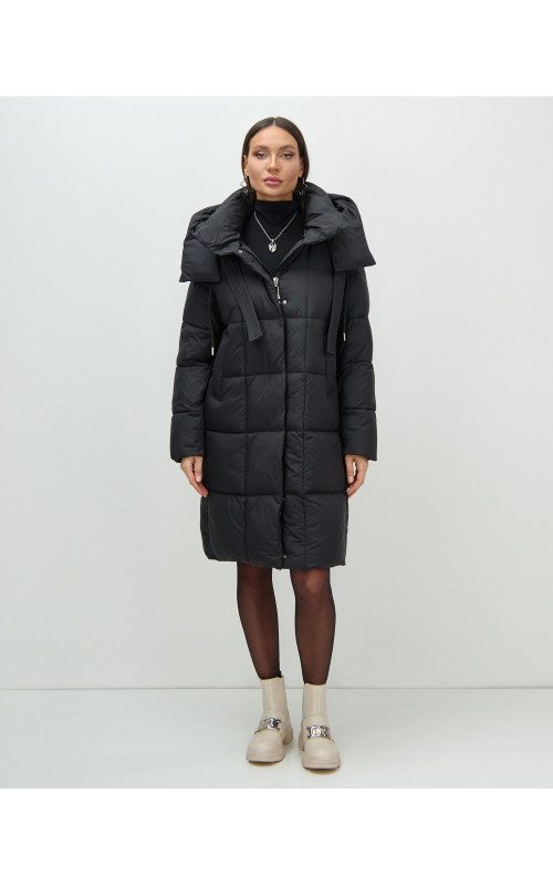 Длинный зимний пуховик для женщин