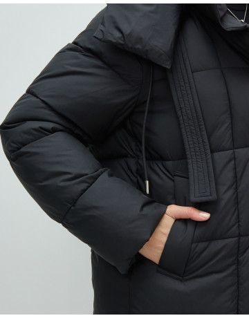 Длинный зимний пуховик для женщин