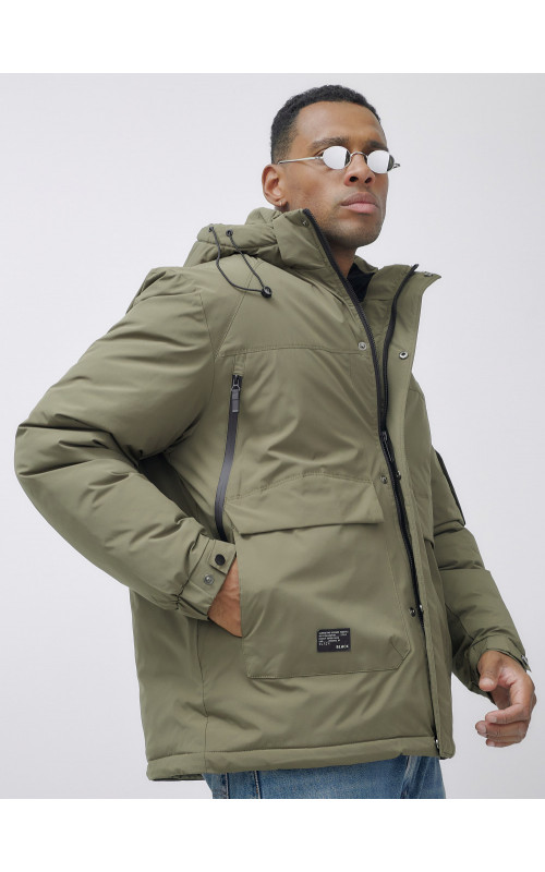 Мужская зимняя куртка большого размера для холодной погоды