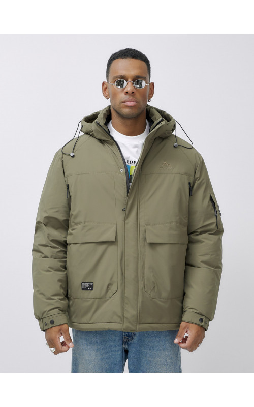 Мужская зимняя куртка большого размера для холодной погоды