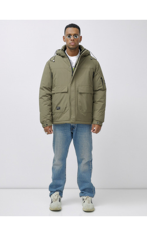 Мужская зимняя куртка большого размера для холодной погоды