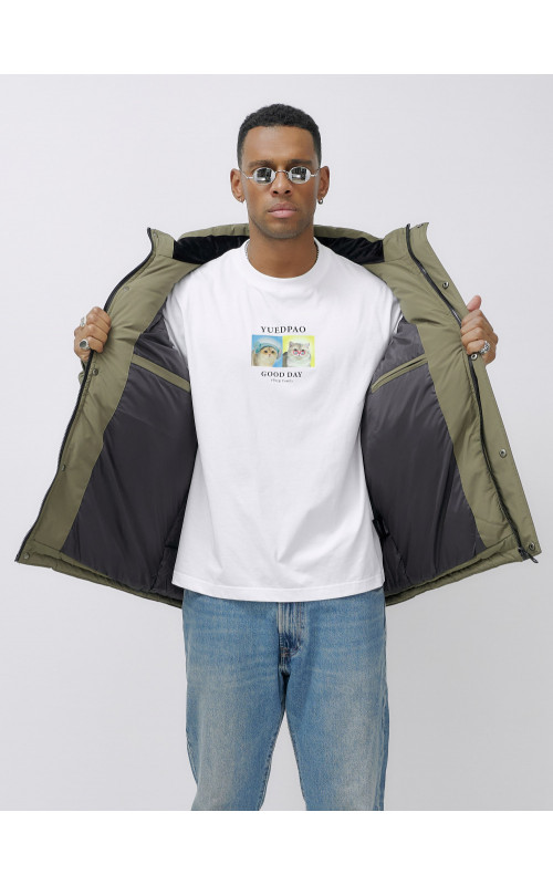 Мужская зимняя куртка большого размера для холодной погоды