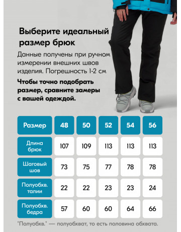 Женский зимний горнолыжный костюм большого размера, синий