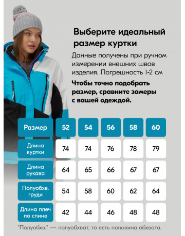 Женский зимний горнолыжный костюм большого размера, синий