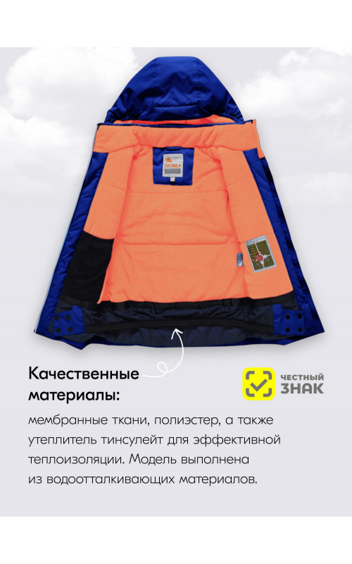 Горнолыжный костюм зимний для мальчика синего цвета, для мальчика, горнолыжный костюм зимний.