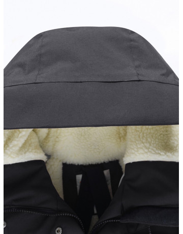 Женская зимняя парка с капюшоном для активного образа жизни.