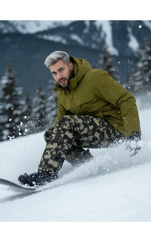 Мужской горнолыжный костюм MTFORCE для зимы: комфорт и защита.