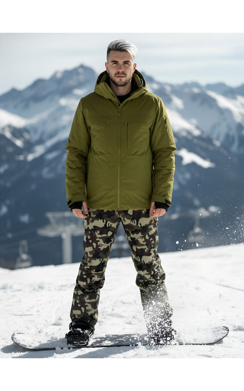 Мужской горнолыжный костюм MTFORCE для зимы: комфорт и защита.