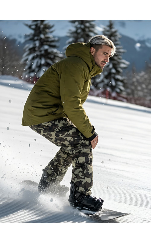 Мужской горнолыжный костюм MTFORCE для зимы: комфорт и защита.