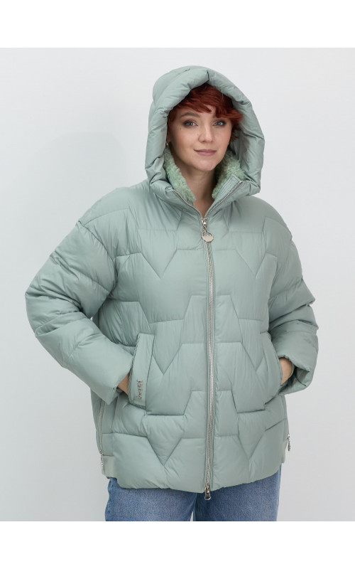 Женский пуховик с искусственной овчиной: тепло и стиль зима 2025