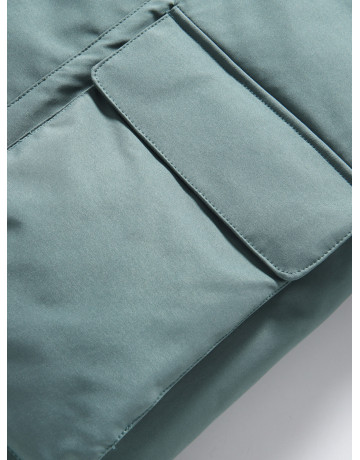 Парка для мальчика-подростка, ветро- и водонепроницаемая