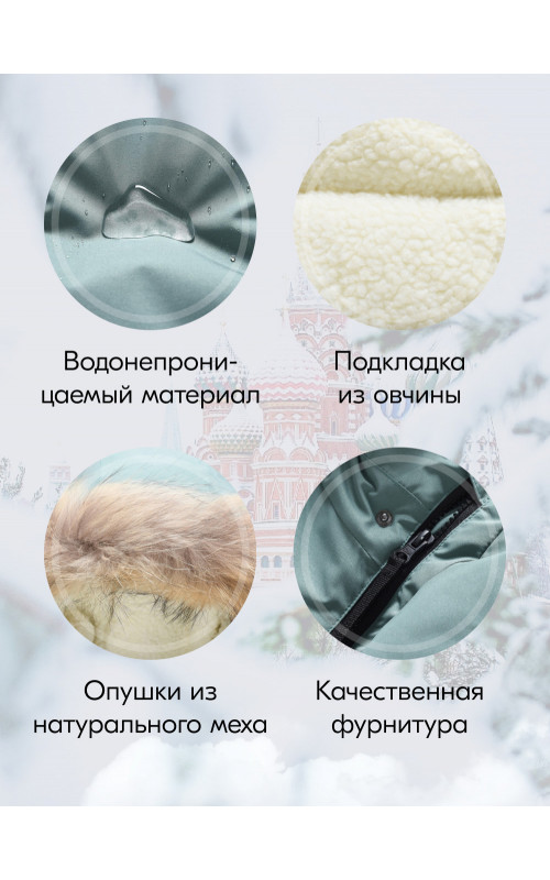 Парка для мальчика-подростка, ветро- и водонепроницаемая