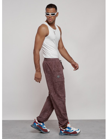 Мужские спортивные трикотажные штаны прямого кроя для активного образа жизни