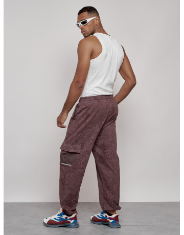 Мужские спортивные трикотажные штаны прямого кроя для активного образа жизни