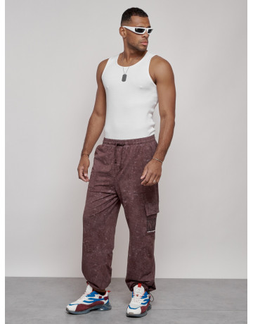 Мужские спортивные трикотажные штаны прямого кроя для активного образа жизни