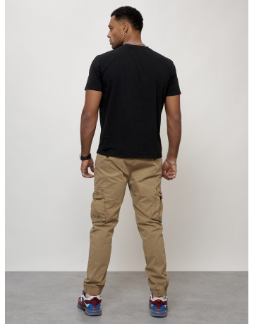 Мужские брюки карго зауженного кроя.