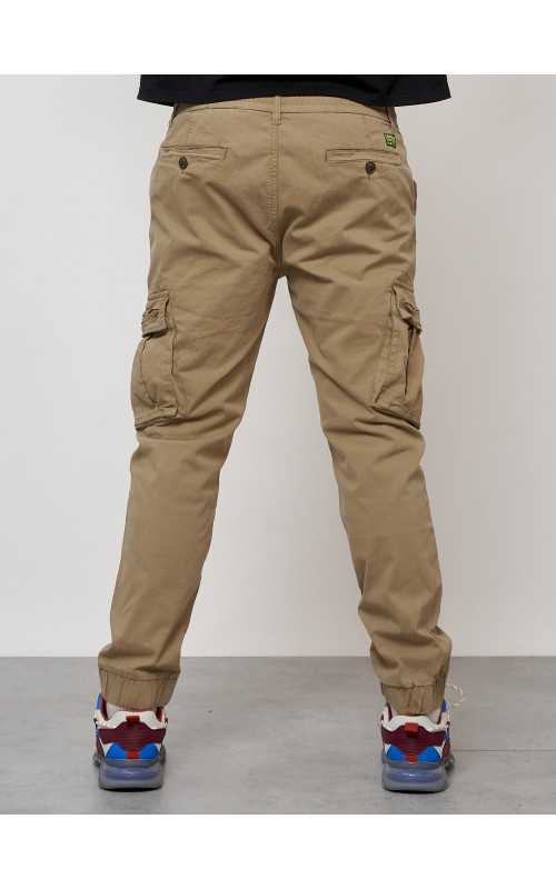 Мужские брюки карго зауженного кроя.