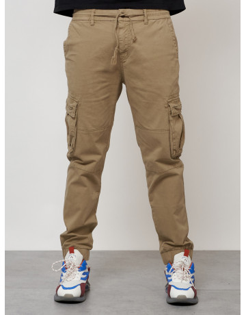 Мужские брюки карго зауженного кроя.