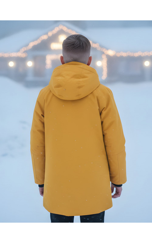 Зимняя парка для мальчика-подростка.