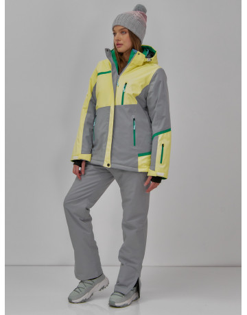 Женская горнолыжная куртка с ярким принтом: стиль и тепло