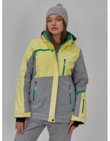 Женская горнолыжная куртка с ярким принтом: стиль и тепло