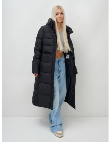 Длинный зимний пуховик для молодёжи