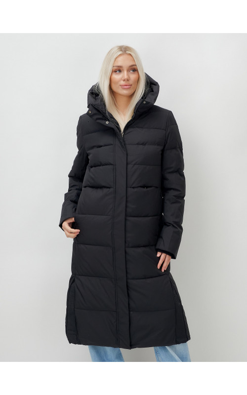 Длинный зимний пуховик для молодёжи