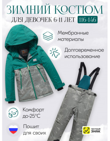 Зимний горнолыжный костюм для девочки: стиль и комфорт в горах