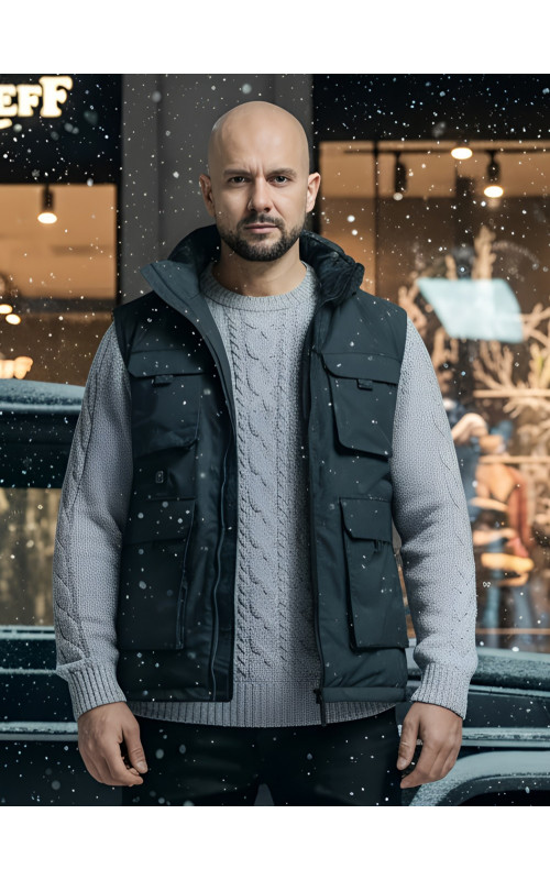 Трансформер-жилетка с подогревом для активного отдыха на природе