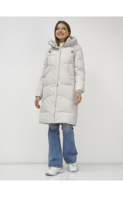 Зимний пуховик с утеплителем: стиль и комфорт.