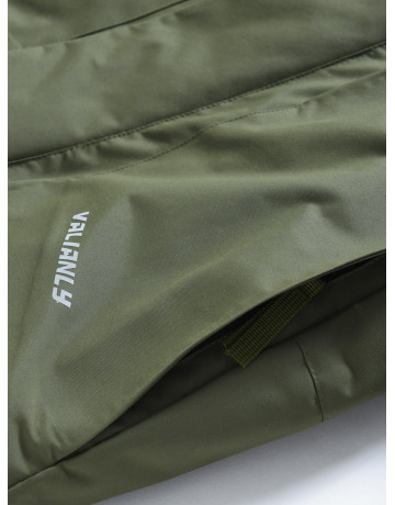 Зимняя парка для мальчика-подростка с мехом енота.