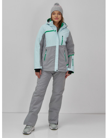 Женский горнолыжный костюм для комфорта и защиты в зимних видах спорта.