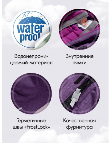 Зимний комбинезон для девочек для активных игр на улице