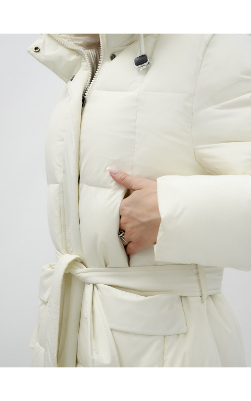 Длинный зимний пуховик для женщин