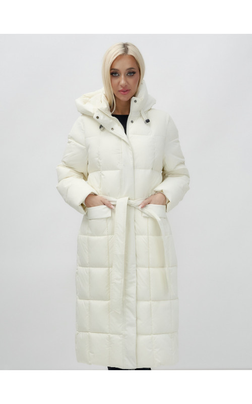 Длинный зимний пуховик для женщин