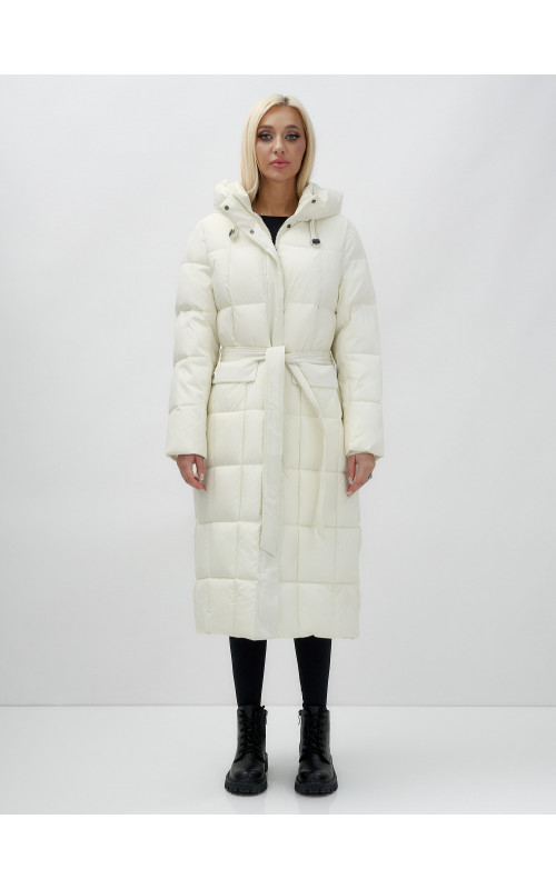 Длинный зимний пуховик для женщин