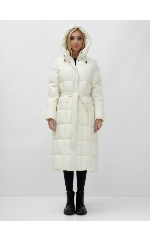 Длинный зимний пуховик для женщин