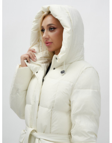 Длинный зимний пуховик для женщин