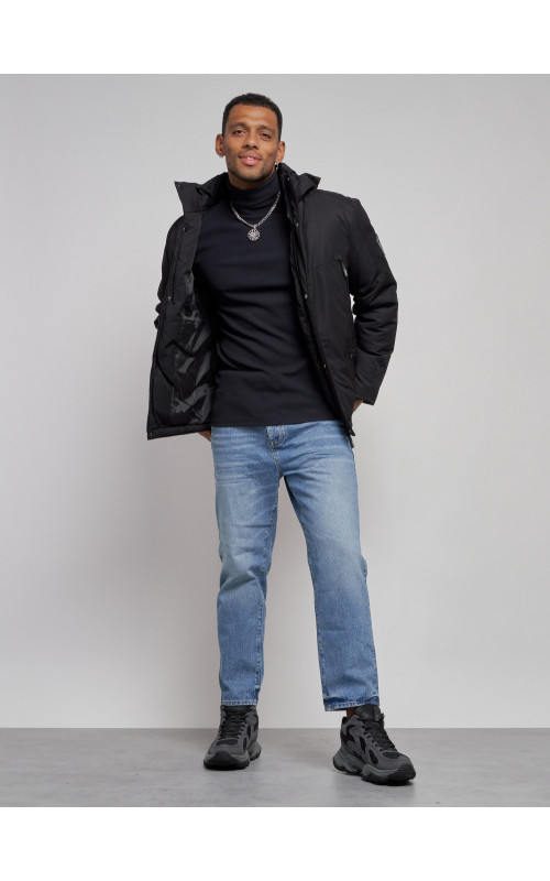 Спортивная зимняя куртка для больших размеров для активных мужчин.