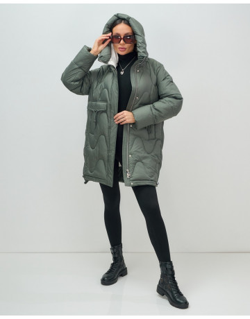 Женский зимний пуховик «Модный», тёплый и стильный.