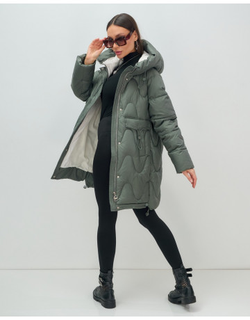 Женский зимний пуховик «Модный», тёплый и стильный.