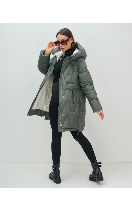 Женский зимний пуховик «Модный», тёплый и стильный.