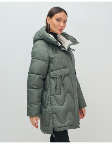 Женский зимний пуховик «Модный», тёплый и стильный.