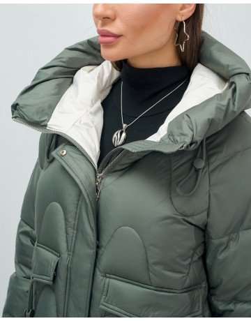 Женский зимний пуховик «Модный», тёплый и стильный.