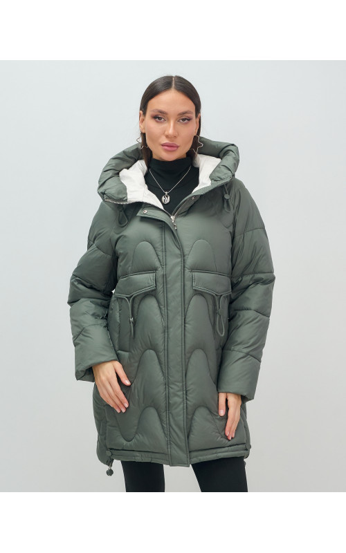 Женский зимний пуховик «Модный», тёплый и стильный.