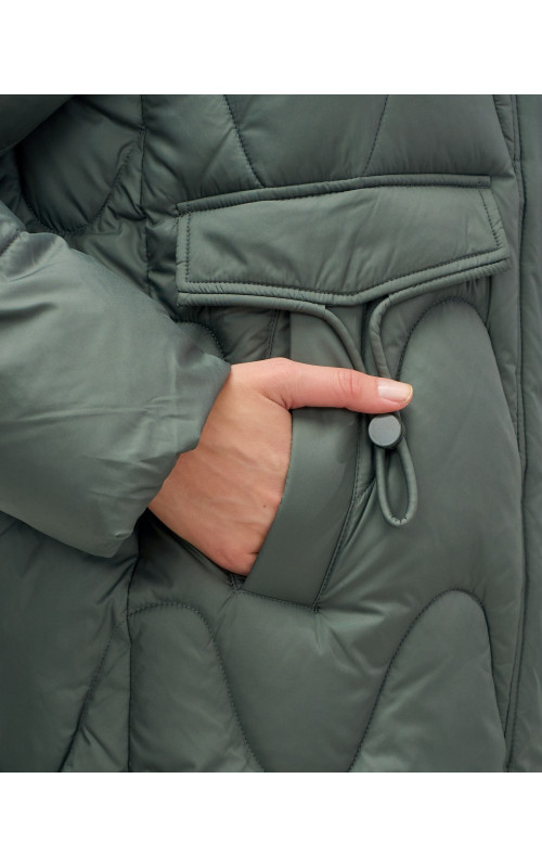 Женский зимний пуховик «Модный», тёплый и стильный.