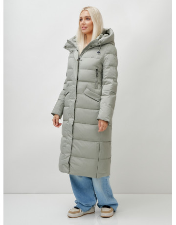 Тёплый женский пуховик с капюшоном