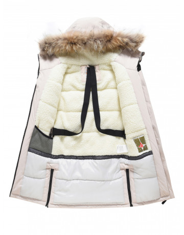 Парка для девочки-подростка, ветро- и водонепроницаемая